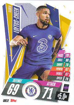 Ruben Loftus-Cheek Chelsea 2020/21 Topps Match Attax CL #CHE12